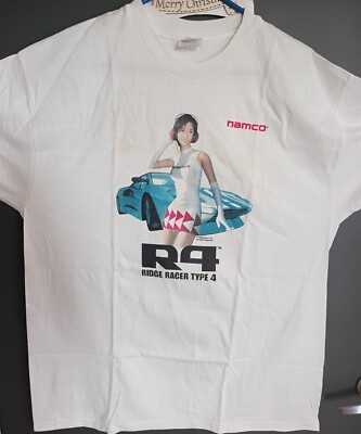 RARE NEW RIDGE RACER TYPE 4 R4 Official Namco White Reiko Nagase T