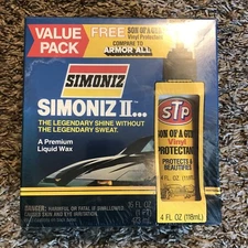 Vintage Simoniz II Liquid Car Wax 1984 Pontiac Firebird Graphic NIB Sealed GS1