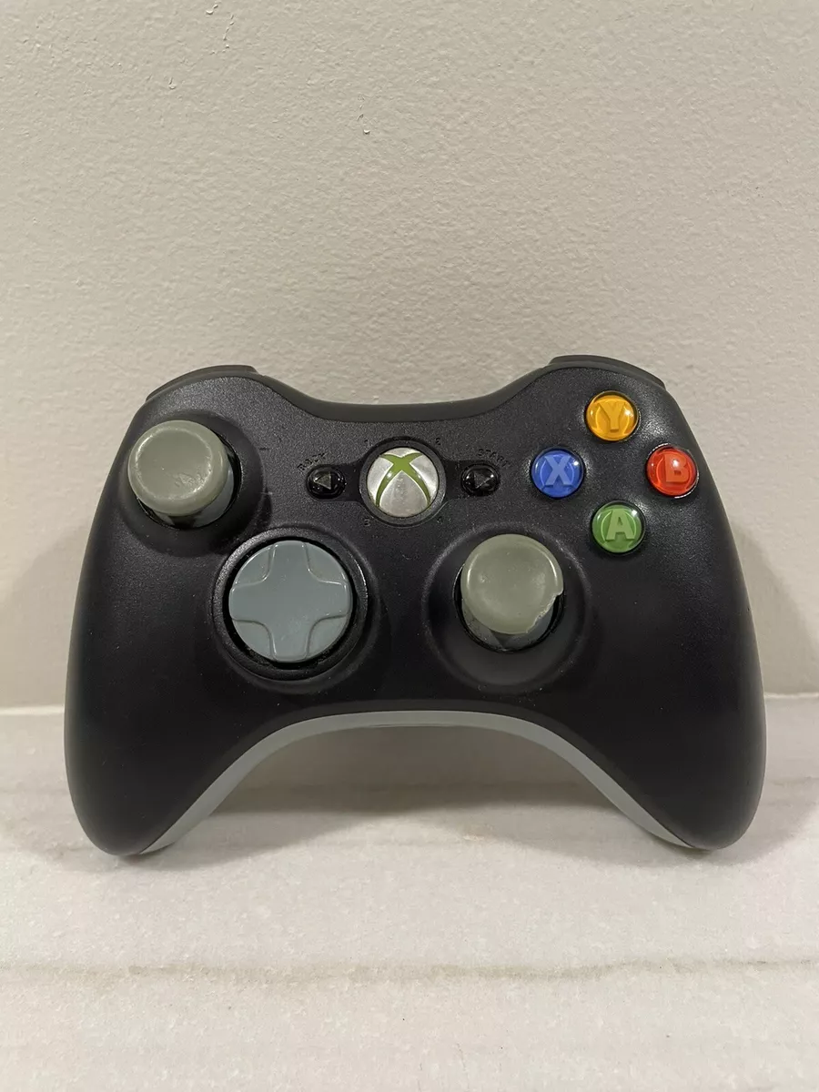 Official Microsoft Xbox 360 Black Wireless Controller! ~ Works