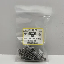 (25-Pack) Brikksen M4 x 45mm Stainless Steel A2 Philips Pan Head Machine Screw