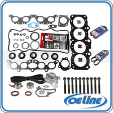 For 98-00 Toyota Head Gasket Bolt Timing Belt Kit Water Pump 2X Serpentine Belts