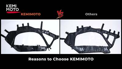 1 Pair Soft Upper Door Enclosure Set for Can Am Maverick X3 Turbo