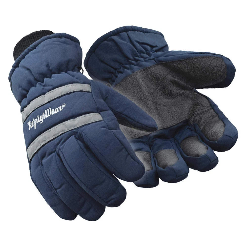 REFRIGIWEAR 0379RBLKXLG Insulated Hi-Vis Super Grip Glove,PR 56KC62