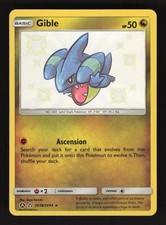 Gible SV38/SV94 Pokemon Hidden Fates Holo Card