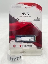 Kingston NV3 1TB PCI Express 4.0 NVMe M.2 Solid State Drive. SEALED.