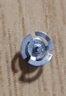 Vintage Genuine Rolex Rotor Weight Axle W/spring Bubbleback Short Part