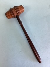 Vintage Wooden Judge s Gavel 9 1/2 L