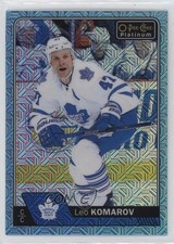 2016-17 O-Pee-Chee Platinum Ice Blue Traxx Leo Komarov #27 5j8