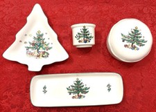 Nikko Japan Christmas Plate Set Of 4 Christmas Tree Crockery