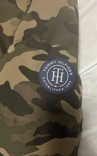 Tommy Hilfiger Men's XL Camo Snorkel Parka Faux Fur Hood 159AP468 image 2