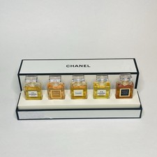 CHANEL Mini Box Set PARFUM No 5, 19, Allure, Coco, Mademoiselle Perfume .12 oz