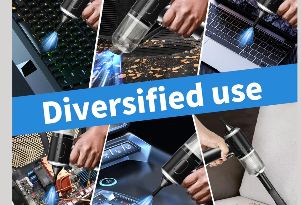 Compressed Air Duster-Vacuum Keyboard Cleaner-Air Blower 3-in-1-Electric Air - Image 2 of 4