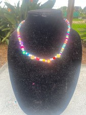 Happy Face Necklace And Bracelet For Kids