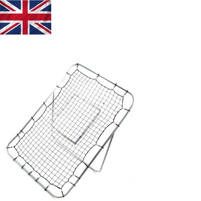 Stabiles Multisport-Reboundernetz mit Stahlrahmen und verstellbarem Winkel - 135x90cm