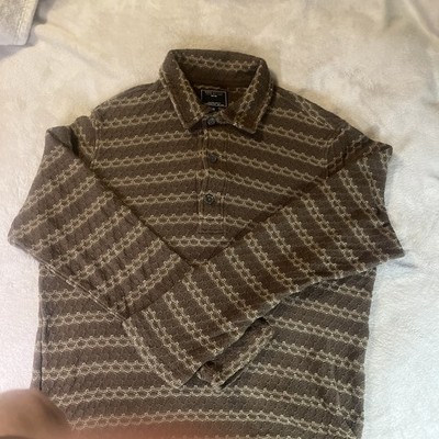 Todd Snyder Todd Snyder Relaxed Cotton Polo in Brown.Size M KN3930720