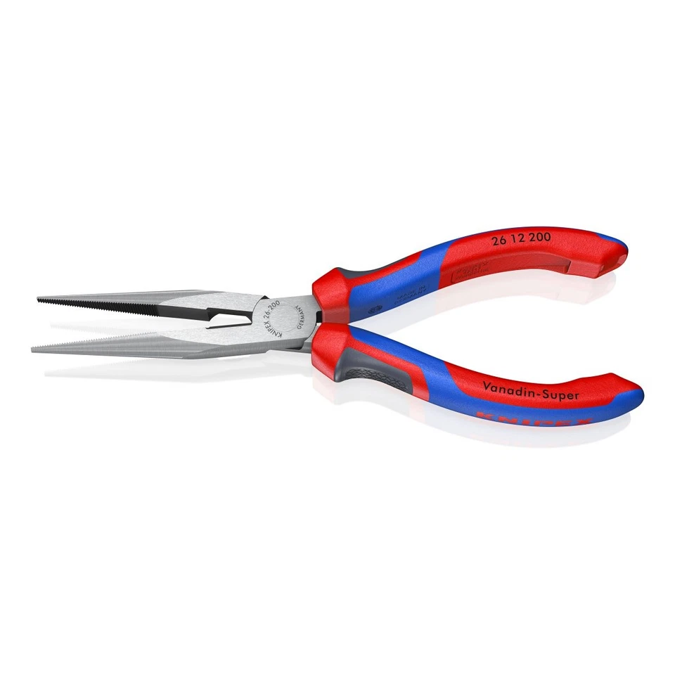 KNIPEX 2612200 - Flachrundzange (Storchschnabelzange) - 200 mm - Bild 2 von 4
