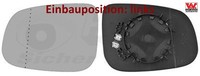 VAN Wezel 5922837 Spiegelglas FüR AußEnspiegel Links FüR Volvo