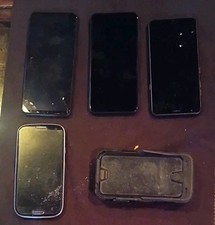 Lot of 10 Smart Phones, Various Models, Android, For Parts and/or Repairs