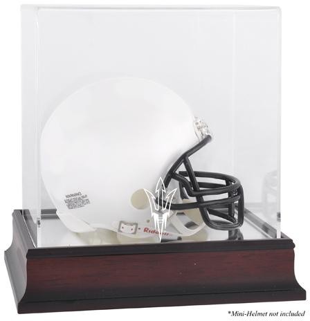 Arizona State Sun Devils Mahogany Logo Mini Helmet Display Case - Fanatics - Picture 1 of 1