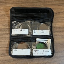 Tiffen 52mm Filter Set 6x 812 81A 85B Polarizer Green 11 Sunrise w/ Case