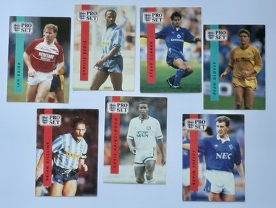 1990-91 Pro Set English League Football Cards LOT of 7-Sheedy Regis Baird-EX-NM