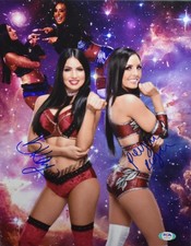*INSPIRATION* WWE AEW TNA PEYTON ROYCE & BILLIE KAY DUAL SIGNED 11x14 PSA AUTO