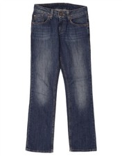 Mustang Damen Straight Jeans W29 L32 blau Baumwolle BJ03