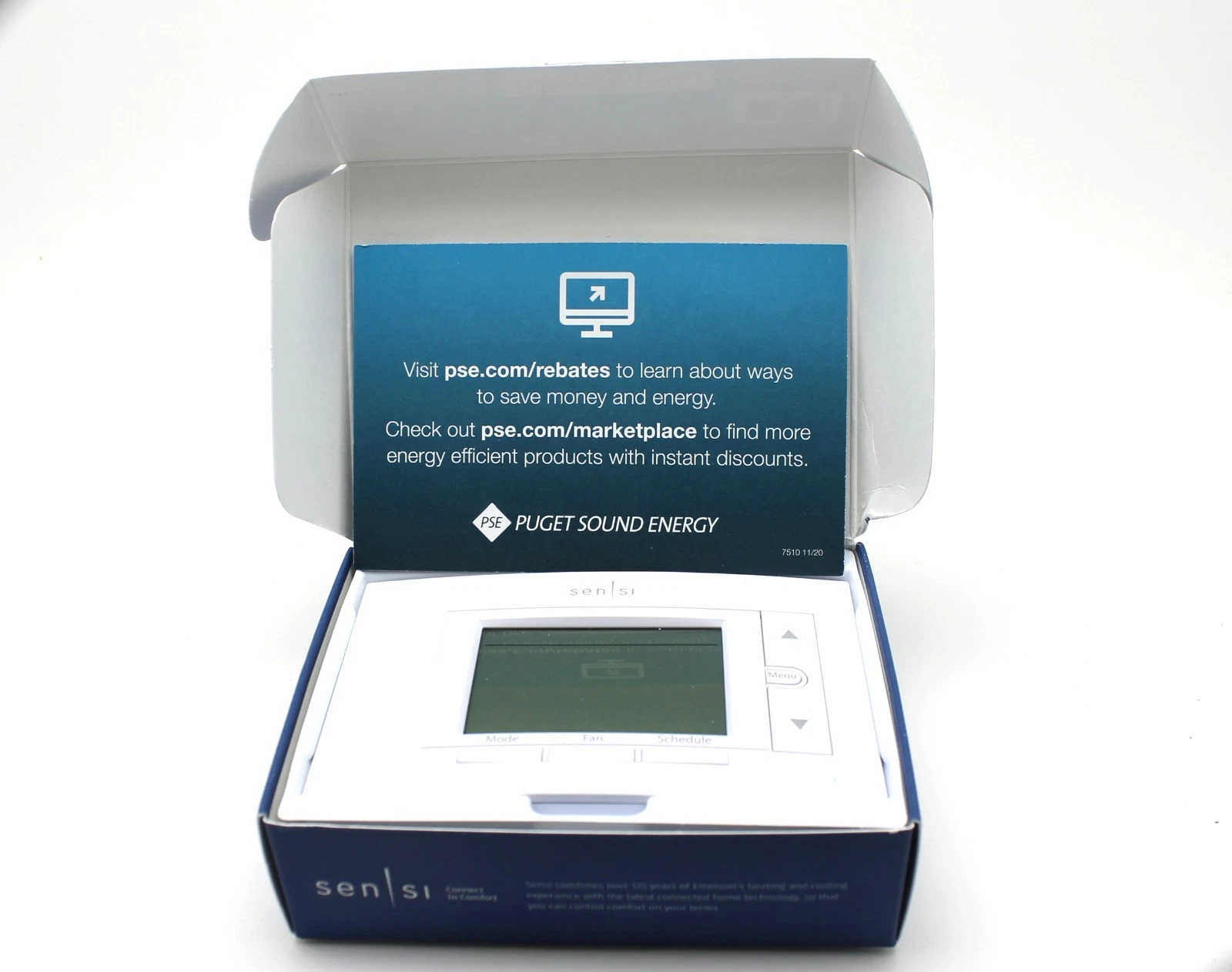 Emerson Sensi Touch Wi-Fi Smart Touchscreen Thermostat - White (ST55U)