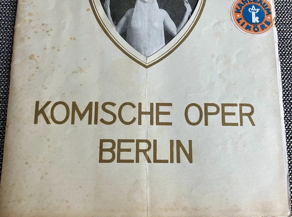 1925 Komische Oper Berlin James Klein-Revue "Das hat die Welt noch nicht gesehn" - Bild 2 von 4