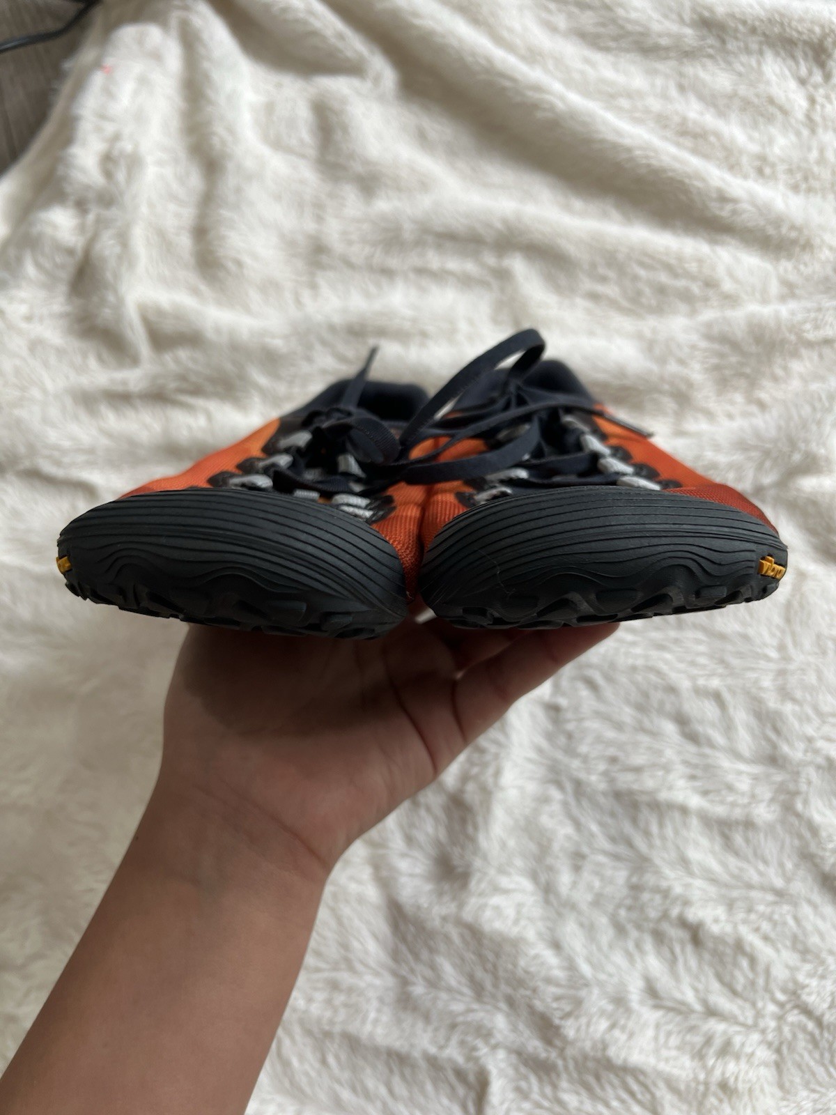 Scarpe Merrell Trail Running Vapor Glove Arancione Nero Donna Taglia 7