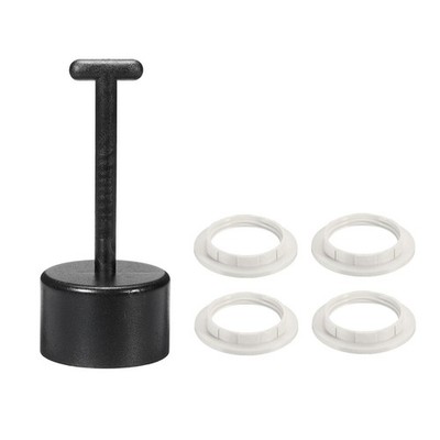 5pcs E26/E27 Socket Ring Removal Tool T Type with Lamp Shade Socket Rings