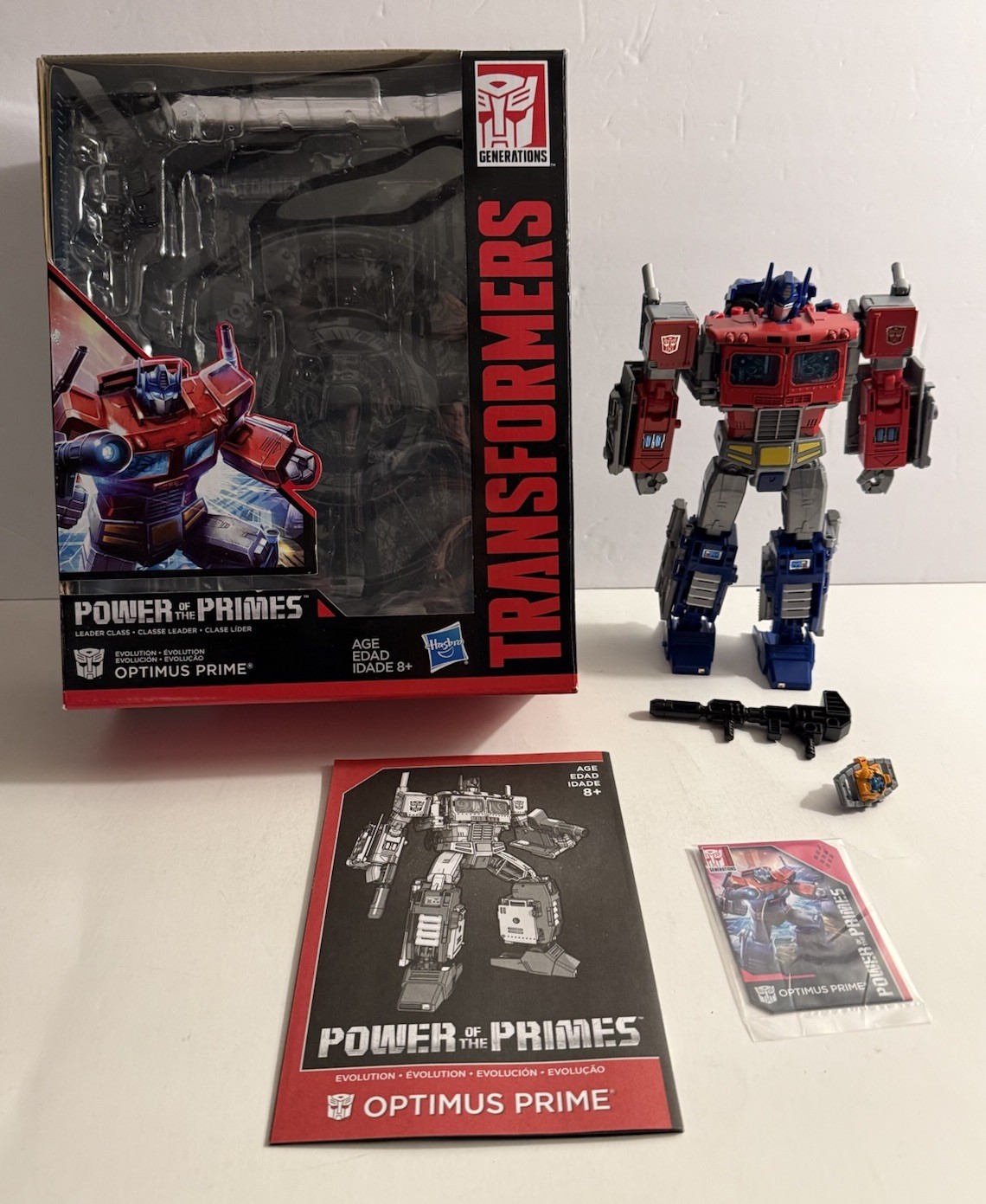 Transformers Power of the Primes Evolution Optimus Prime 100% Complete Leader