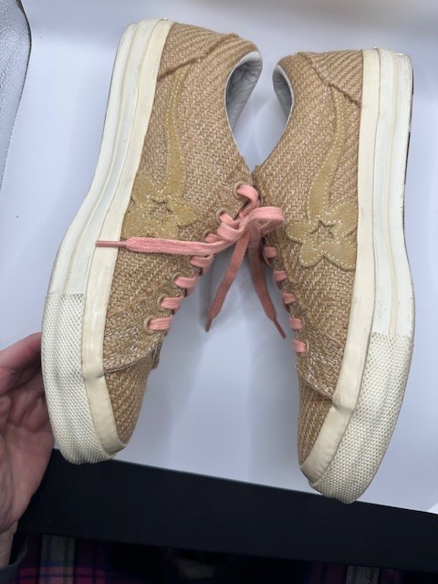Converse One Star Ox Golf le Fleur Burlap Sneakers Beige Tan 163169C / Men 10 thumbnail 17