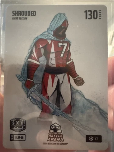 2024 bo jackson battle arena Shrouded BLBF-29 CJ Stroud Ice Battle Foil