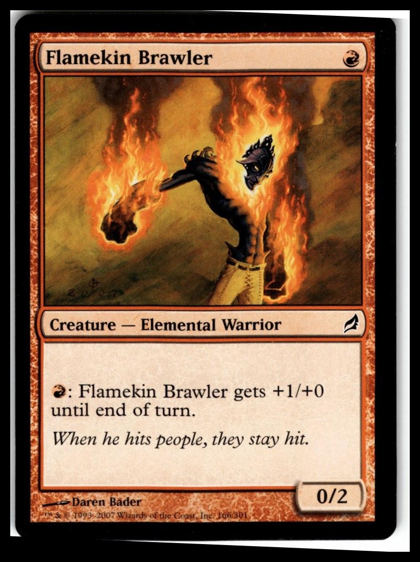 Lorwyn #166 Flamekin Brawler