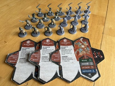 Heroscape Blade Gruts 3D Print Minis X3 Painted X3 Unpainted - READ