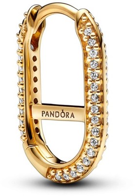 Pandora ME 14k gold plating Pave Link Earring 269682c01
