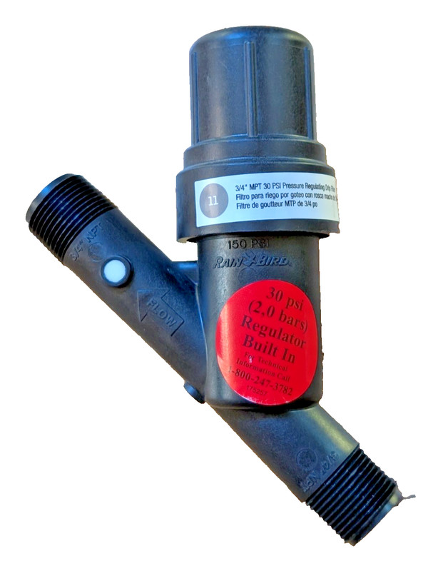 Rain Bird 3/4 MPT 30 PSI Pressure Regulating Drip Filter PRF07530