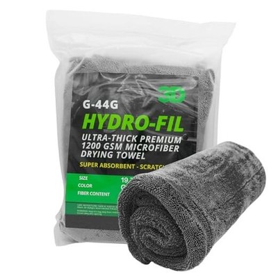  Hydro-FIL XL | Professional Grade Microfiber Towel | Extra Large 20  x Grey