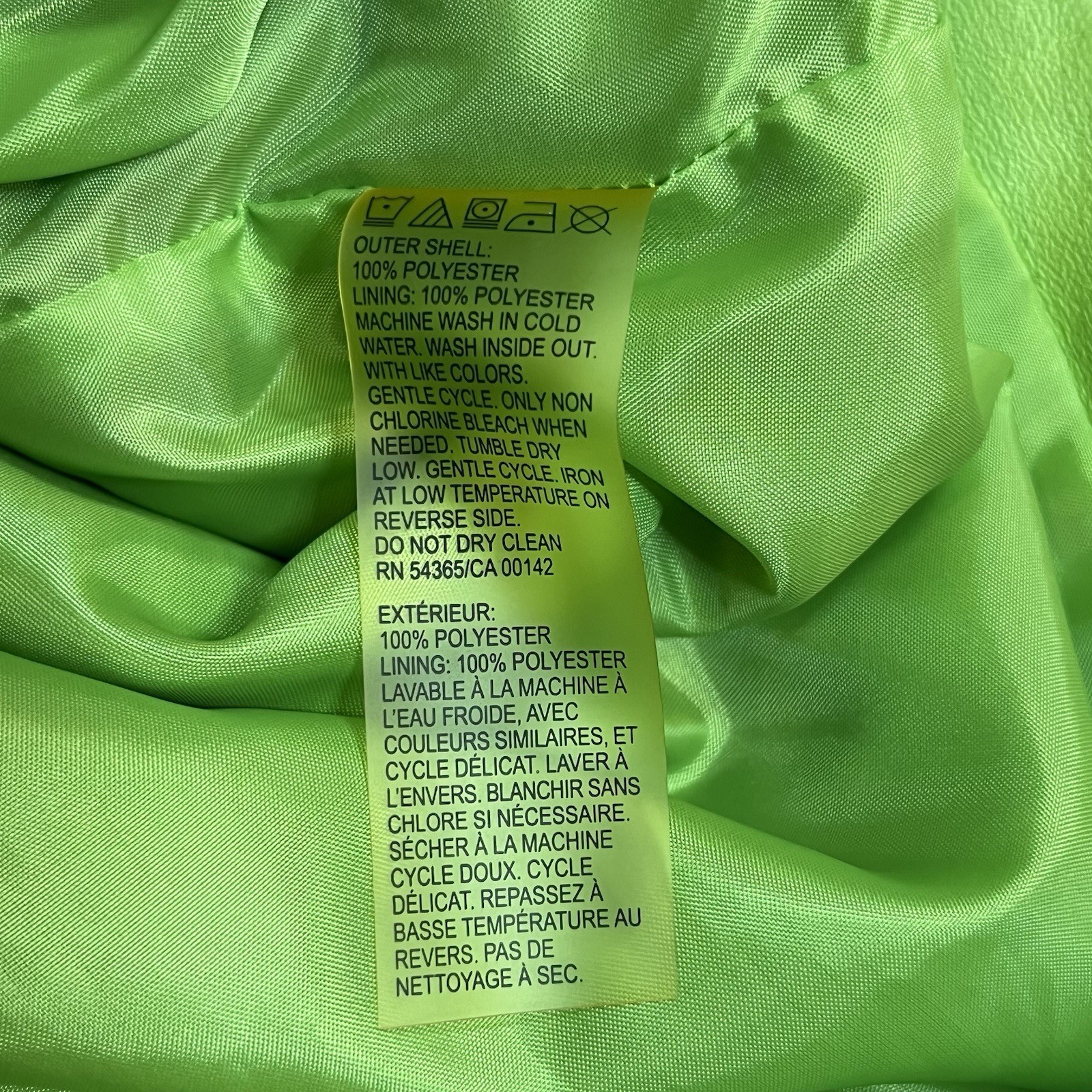 TanJay Green Zip Basic Jacket Mid-Length Zipped P… - image 8