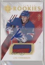 2018 Upper Deck Ultimate Collection Rookies 72/99 Lias Andersson Patch Auto 0x43