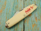 VINTAGE RED COCA COLA USA ADVERTISING COKE AD JACK POCKET KNIFE KNIVES TOOLS