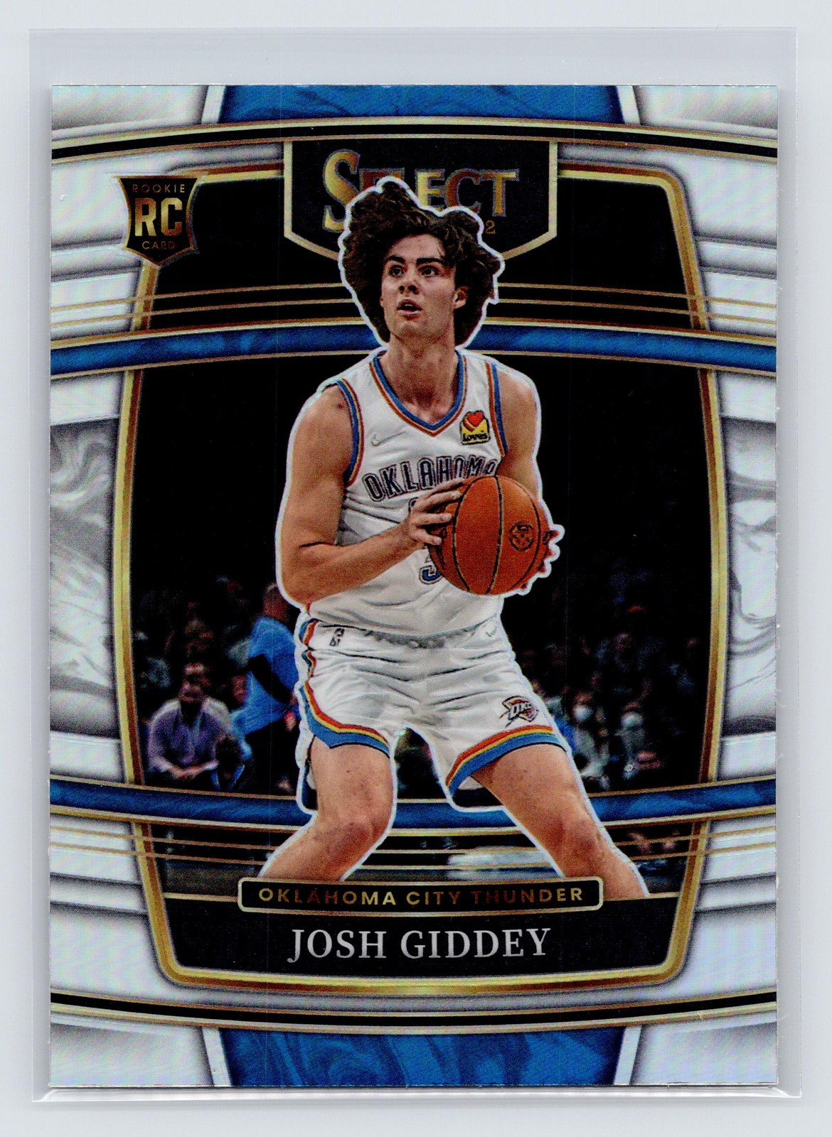 2021-22 Panini Select #58 Josh Giddey Silver Prizms