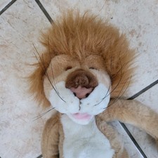 21" LONG BLENFIELD LION HAND PUPPET GINGER SOFT CUDDLY TOY TEDDY BEAR BIG CAT A