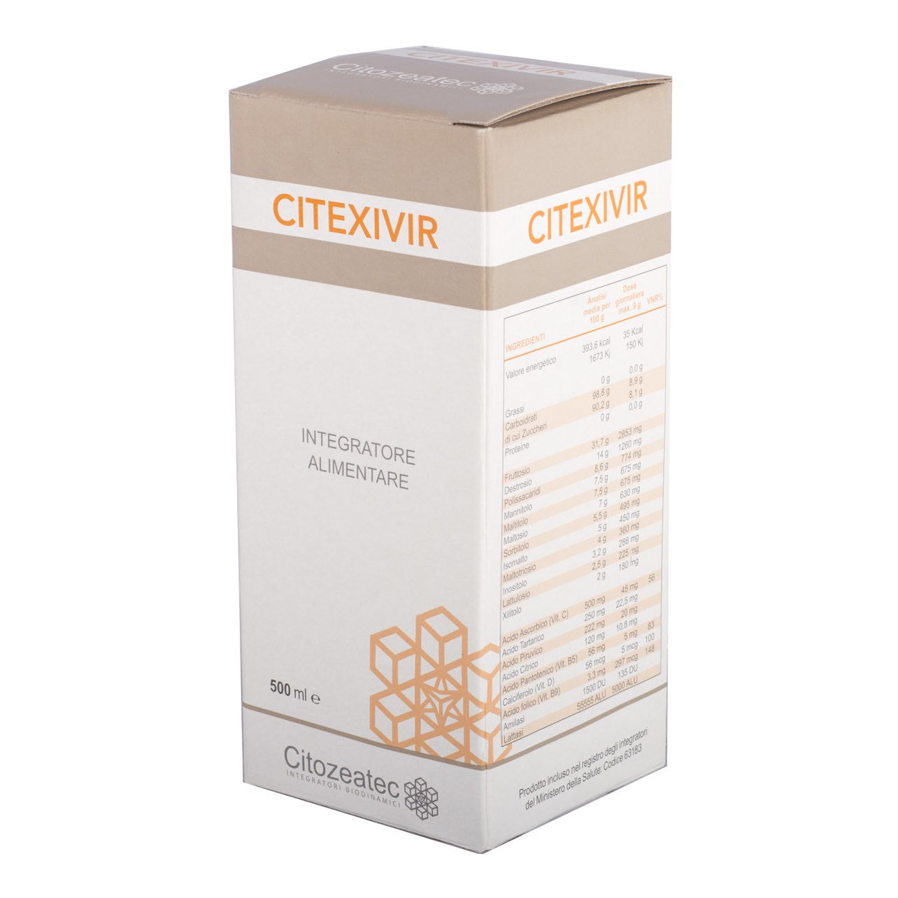 Citexivir 500ml Originale: Integratore per Pelle e Benessere Epatico - 1