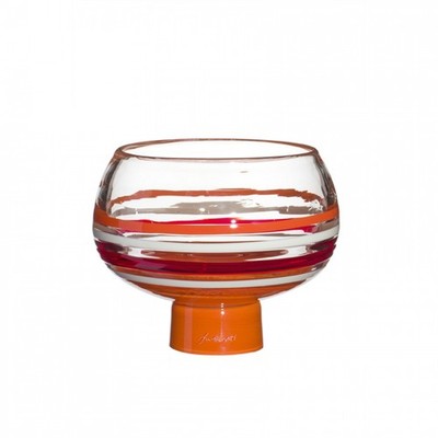 Carlo Moretti Mano Volante Bowl Limited  Murano Glass Centerpiece 21 cm 8.2 in