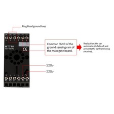 Vehicle Loop Detector Single Channel 240V for For gate Entry and Parking Use