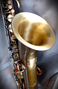Vint. 30's CONTINENTAL (Conn) "Clarion" Tenor Sax w/Case & Yamaha 5C Mpc.- NICE