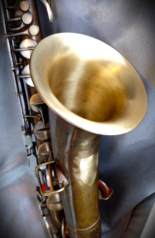 Vint. 30's CONTINENTAL (Conn) "Clarion" Tenor Sax w/Case & Yamaha 5C Mpc.- NICE