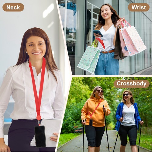 1Pack Adjustable Phone Lanyard for Smartphones, Yellow - Zdjęcie 6 z 6